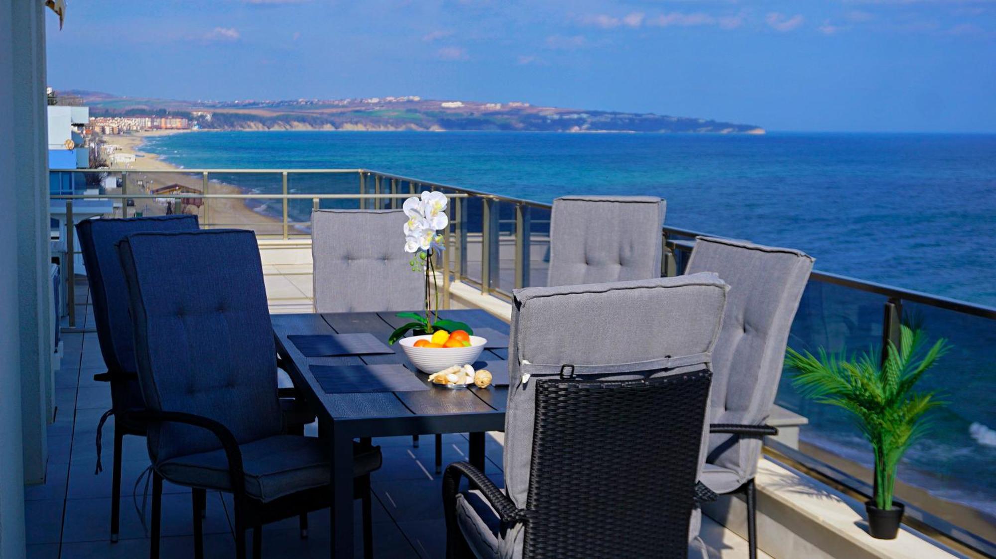 Апартамент Бийч Вю Обзор - Apartment Beach View Obzor Bagian luar foto