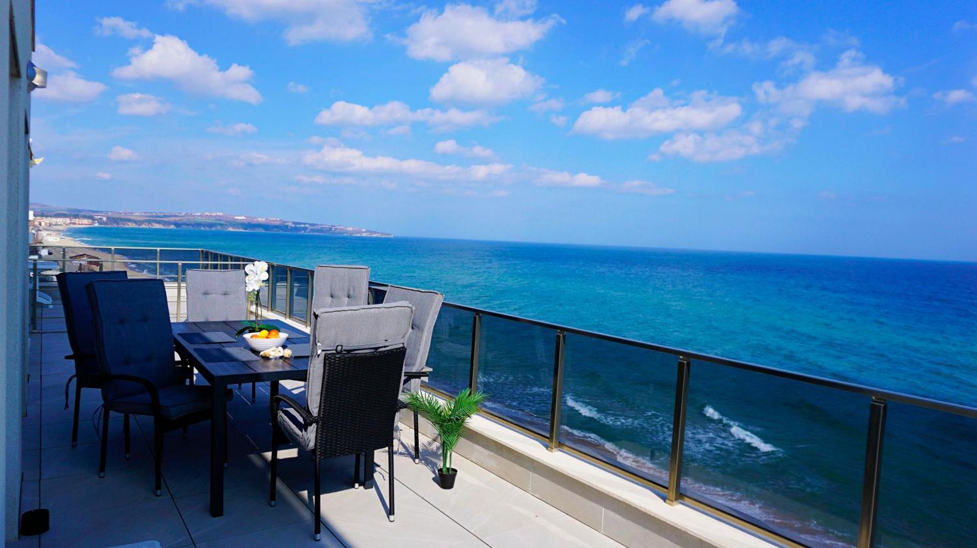 Апартамент Бийч Вю Обзор - Apartment Beach View Obzor Bagian luar foto